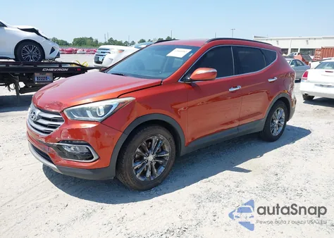 2017 Hyundai Santa Fe Sport 2.0T z USA, uszkodzony, nr VIN 5XYZU4LA1HG473886